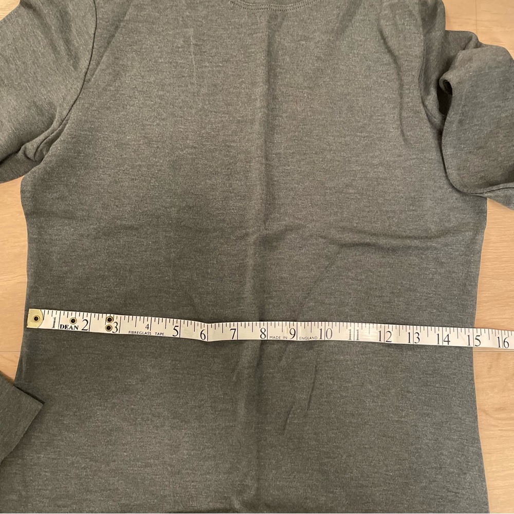 KIT AND ACE Mockneck Long Sleeve Gray Midi Dress - Picture 12 of 14